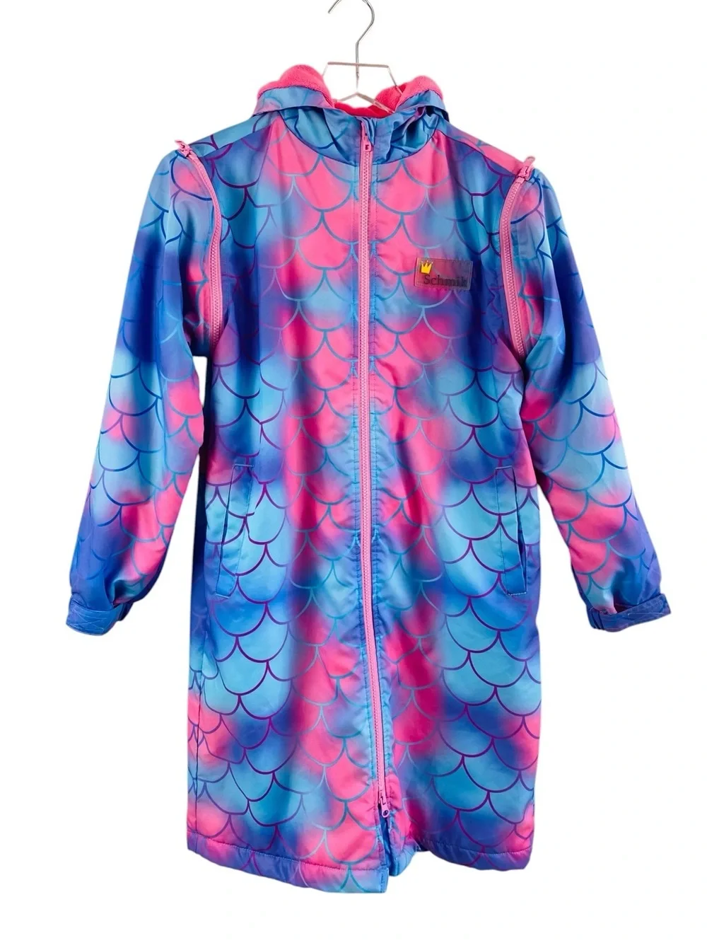 Schmik Mermaid Print Swim Parka Size 14
